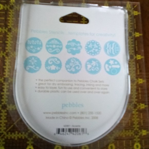 Pebbles Stencils - 10 Flowers & 10 Accents - Picture 3 of 6